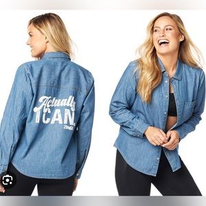 Zumba Denim Shirt Small